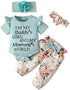 Onesies Daddy's girl in Mom world Jackets & Coats Little Palace Store